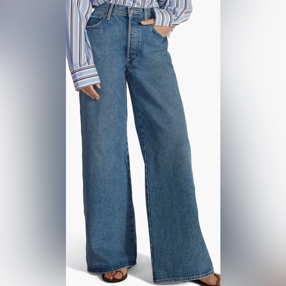 Favorite Daughter Denim - Favorite Daughter The Ollie in Bedford- Wide Leg Jeans
